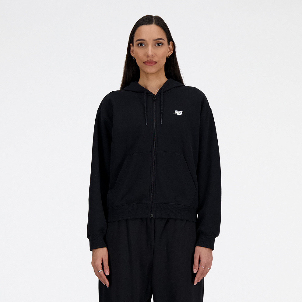 Толстовка New Balance Sport Essentials Logo Fleece Full Zip