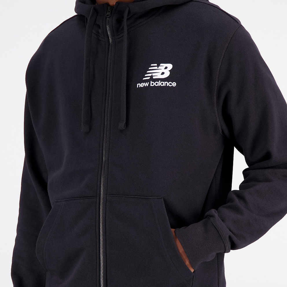 Essentials Stacked Logo French Terry Jacket