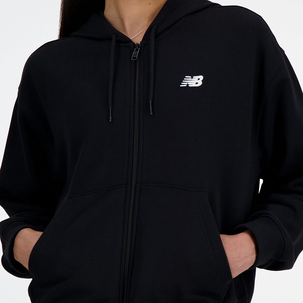 Толстовка New Balance Sport Essentials Logo Fleece Full Zip