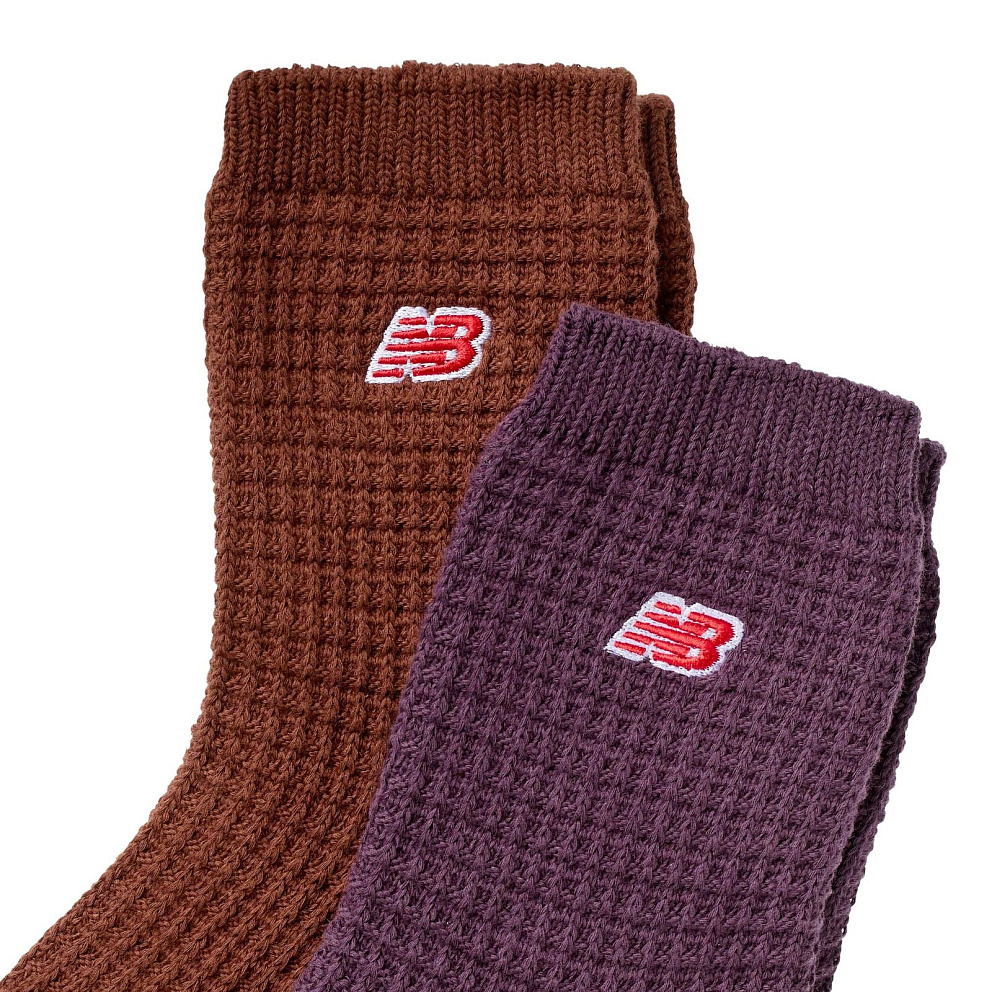 Носки (набор) New Balance WAFFLE KNIT ANKLE SOCKS 2 PACK